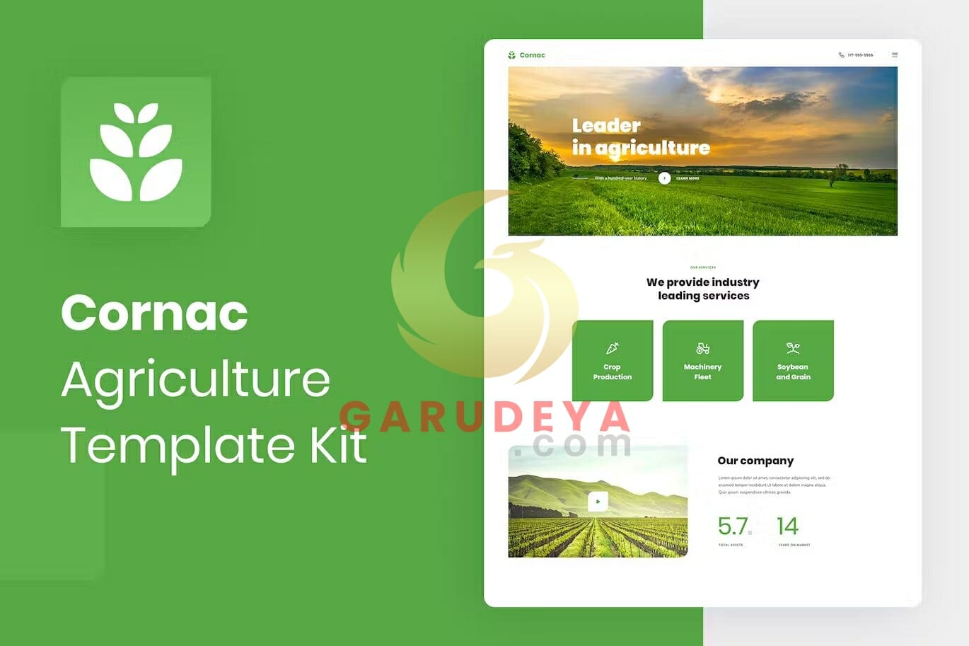 Cornac – Agriculture Elementor Template Kit