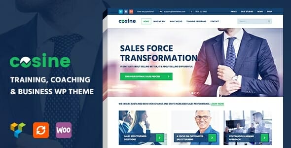 Cosine – Training & Coaching WordPress Theme