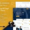 Counsel - Law Firm Elementor Template Kit