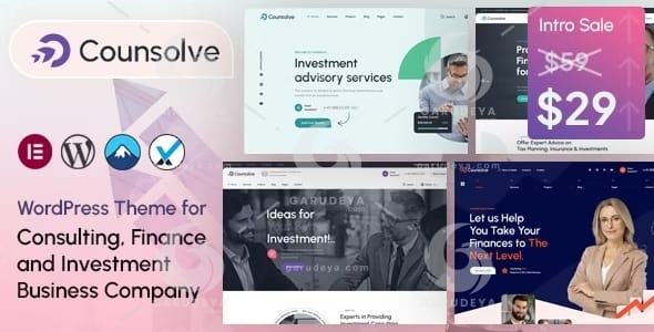 Counsolve – Consulting & Investments WordPress Theme