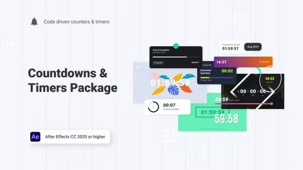 Countdowns & Timers Pack – Videohive 33470499