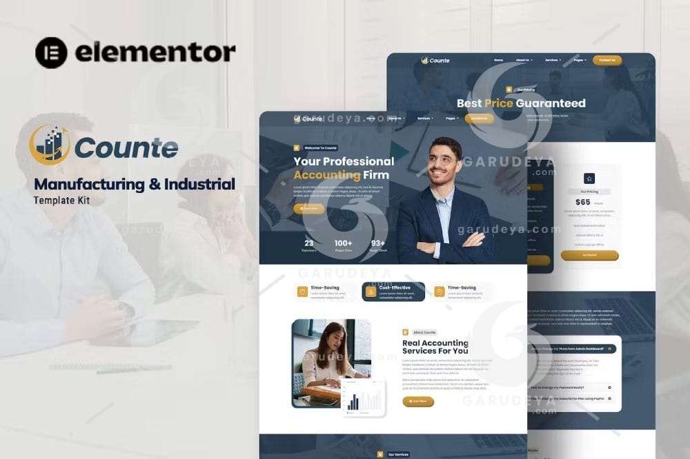 Counte – Manufacturing & Industrial Elementor Template Kit