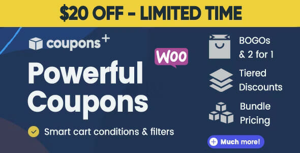 Coupons + Advanced WooCommerce Coupons Plugin