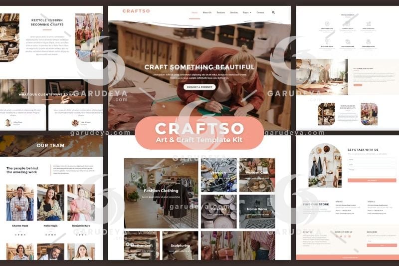 Craftso – Crafting Elementor Template Kit