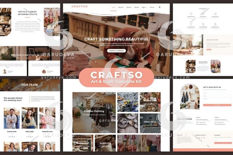 Craftso - Crafting Elementor Template Kit