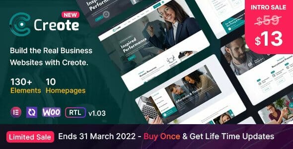 Creote – Corporate & Consulting Business WordPress Theme