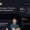 Crevidy - UI UX Designer Portfolio Elementor Pro Template Kit