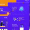Criptix - Cryptocurrency Blockchain & Bitcoin Elementor Template Kit