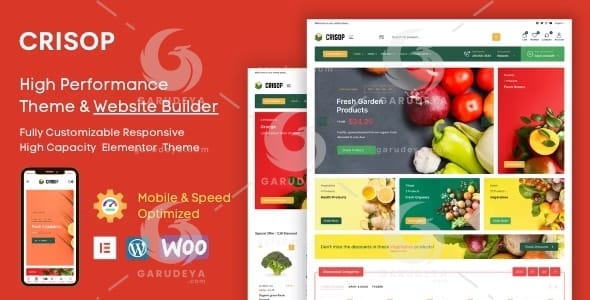 Crisop - Elementor Grocery Store & Organic Food WooCommerce Theme