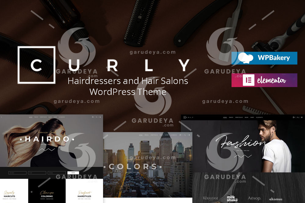 Curly – Hairdressers and Hair Salons WordPress Theme