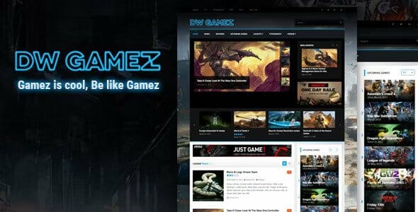 DW Gamez – Responsive WordPress Gaming Theme