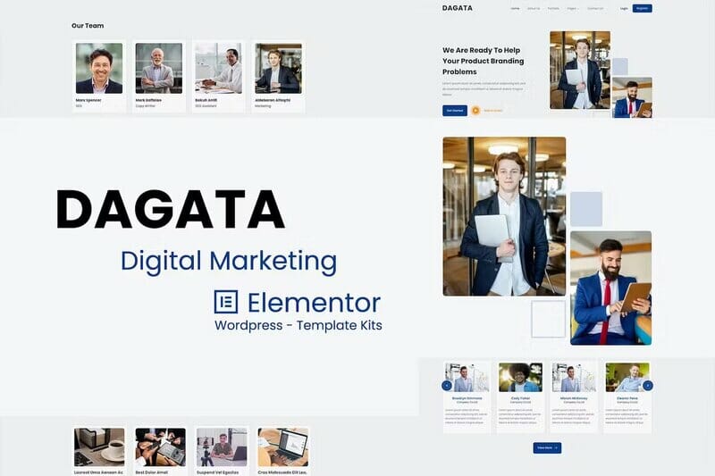 Dagata – Digital Marketing Elementor Template Kits