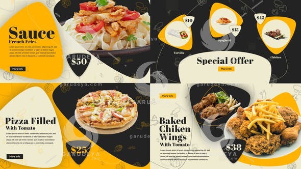 Delicious Food Promo – After Effects – Videohive 50659862