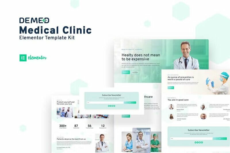 Demed – Medical Clinic Elementor Template Kit