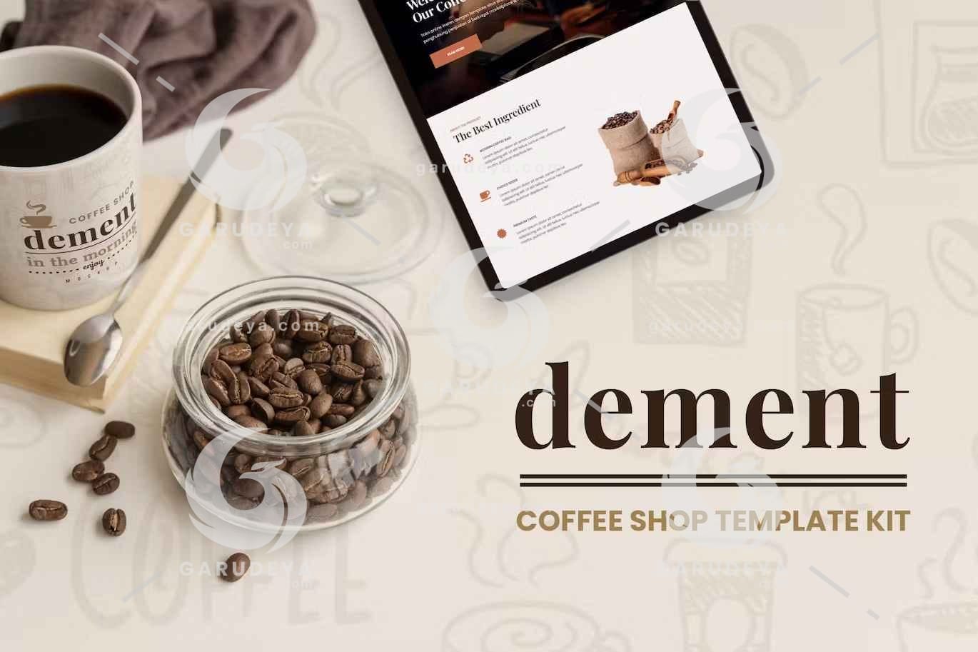 Dement – Coffee Shop Elementor Template Kit