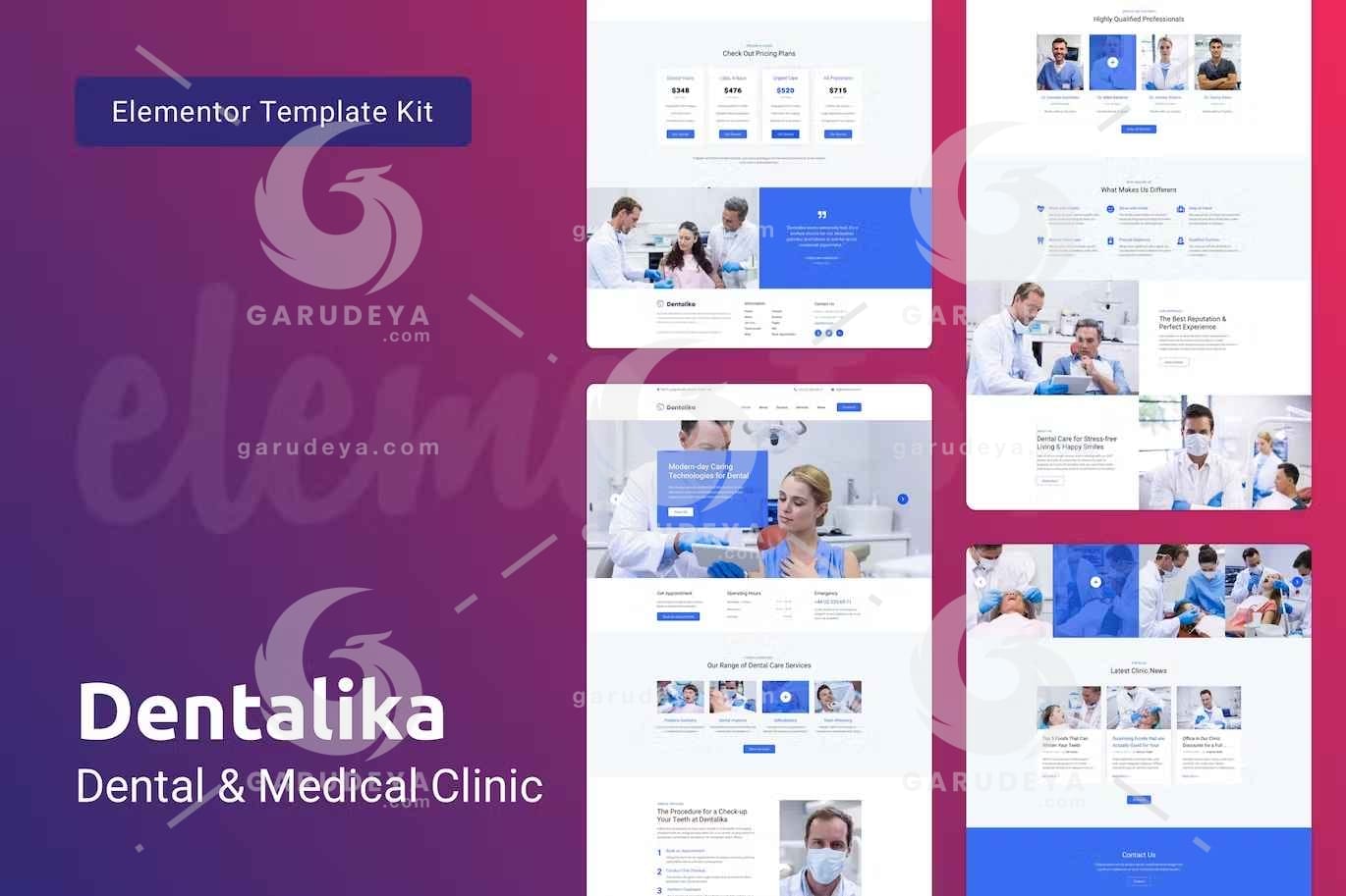 Dentalika — Dental Clinic & Medical Health Elementor Template Kit