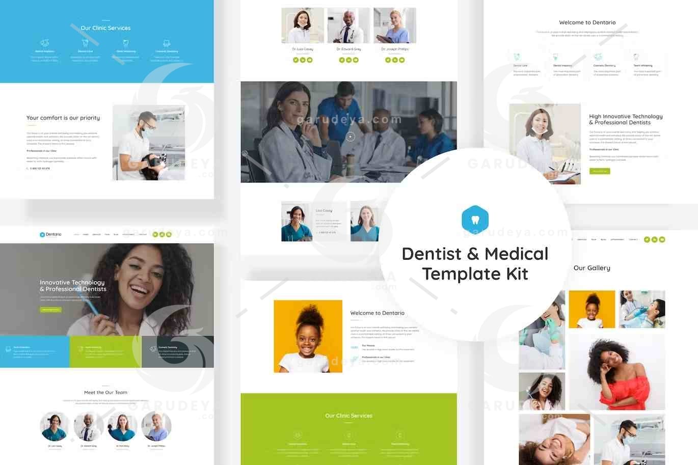 Dentario – Dentist & Medical Elementor Template Kit