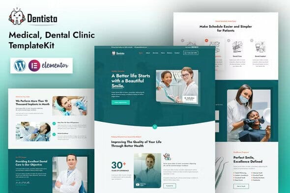 Dentisto Dentist & Medical Elementor Template Kit