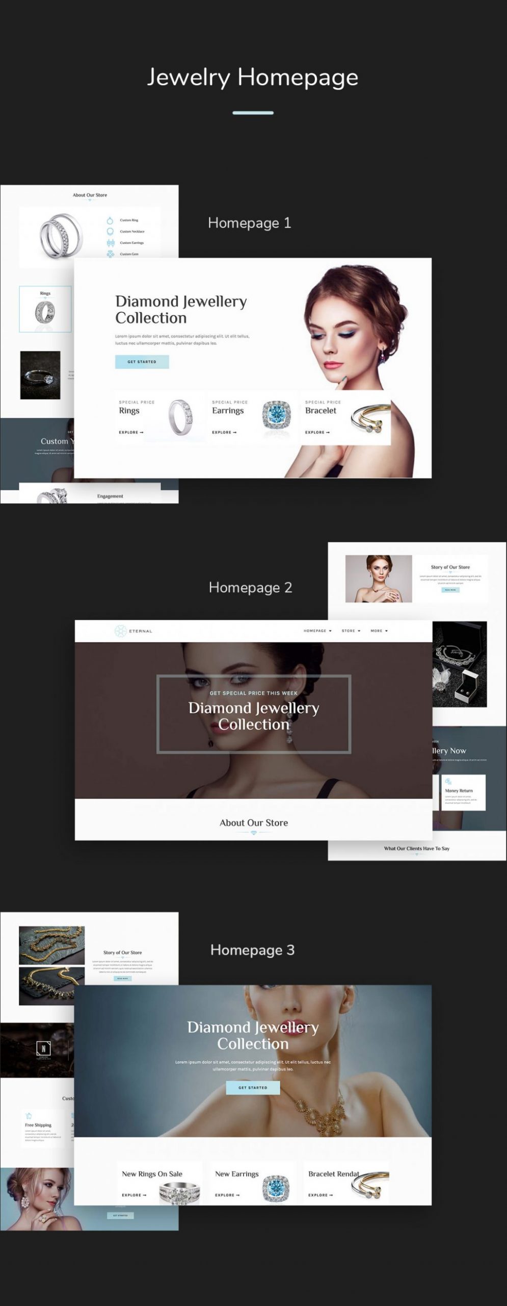 Diamonic - Jewellery Store Elementor Template Kit