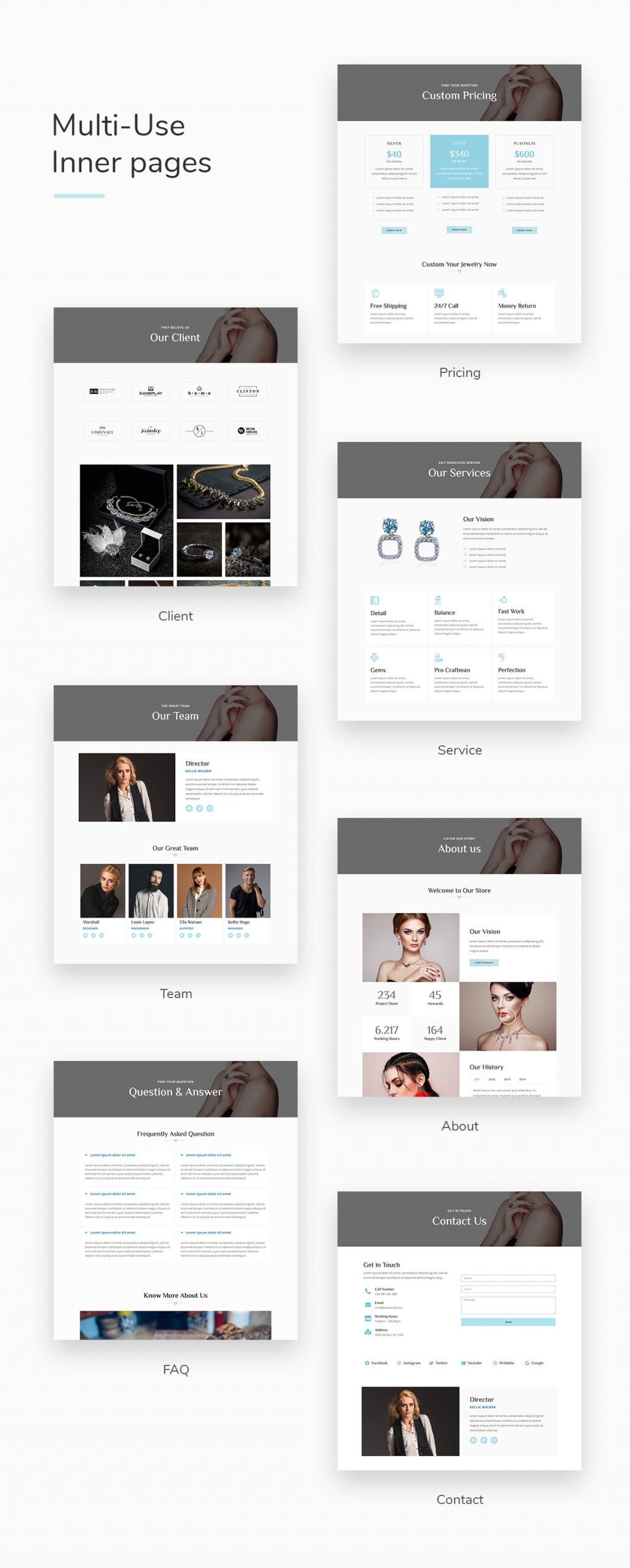 Diamonic - Jewellery Store Elementor Template Kit