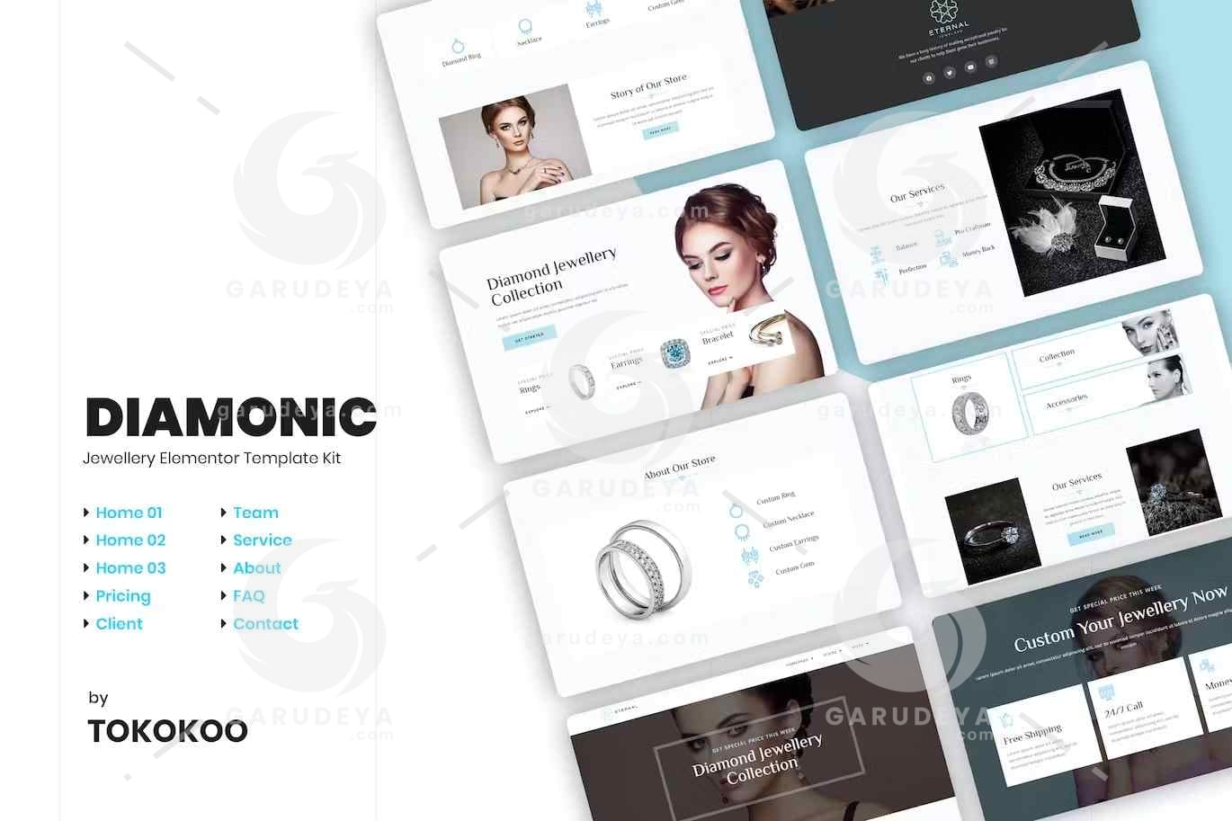 Diamonic | Jewellery Store Elementor Template Kit