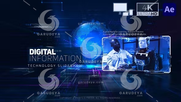 Digital Information Technology Slideshow VideoHive 51873965