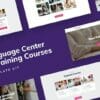 Distance Education - Language Center & Training Courses Template Kit