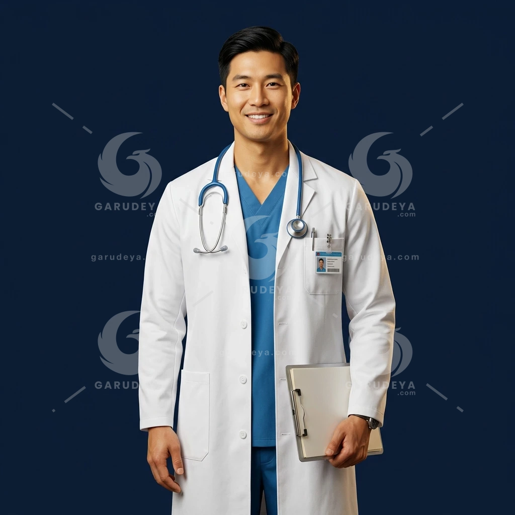 Doctor Character 3D Medical Illustration