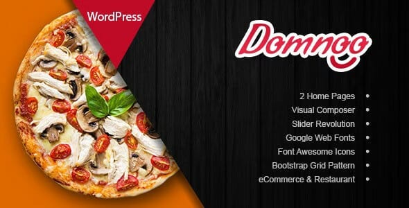 Domnoo – Pizza & Restaurant WordPress Theme