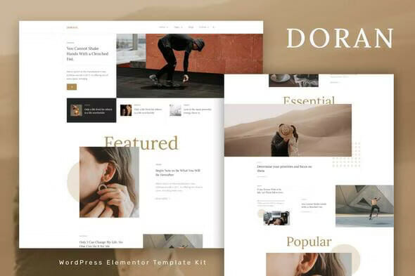 Doran – Blog & Magazine Elementor Template Kit