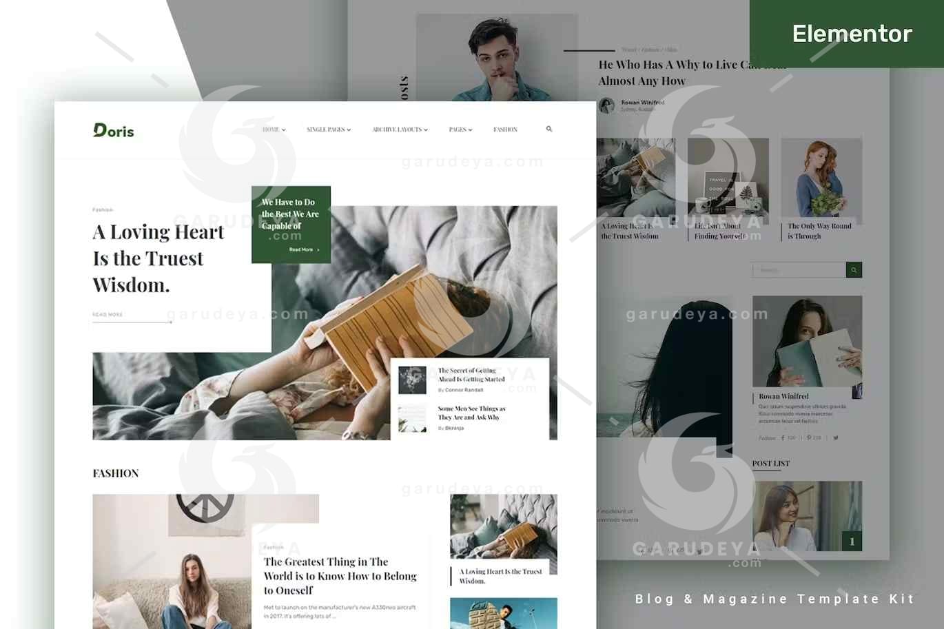 Doris – Blog & Magazine Template Kit