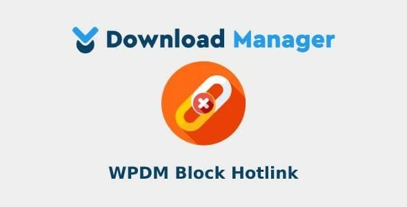 Download Manager Pro Block Hotlink