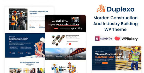 Duplexo – Construction Renovation WordPress Theme