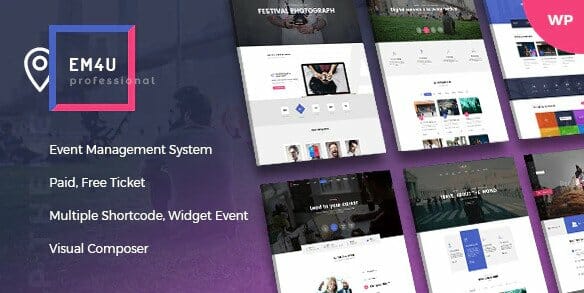 EM4U – Event Tickets WordPress Theme