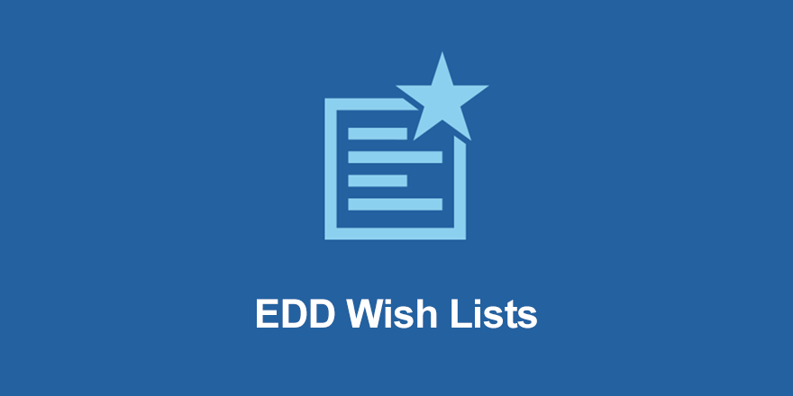 Easy Digital Downloads EDD Wish Lists Addon