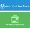 Easy Digital Downloads Per Product Notifications Addon