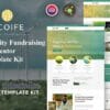 Ecoife - Charity Fundraising Elementor Template Kit