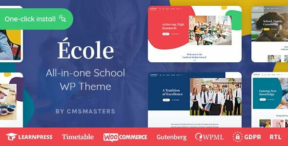 Ecole - Education & School WordPress Theme