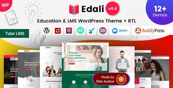 Edali - Online Courses Coaching & Education LMS WordPress Theme