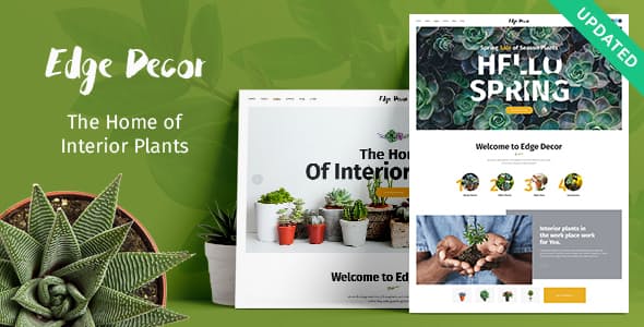 Edge Decor – A Modern Gardening & Landscaping WordPress Theme