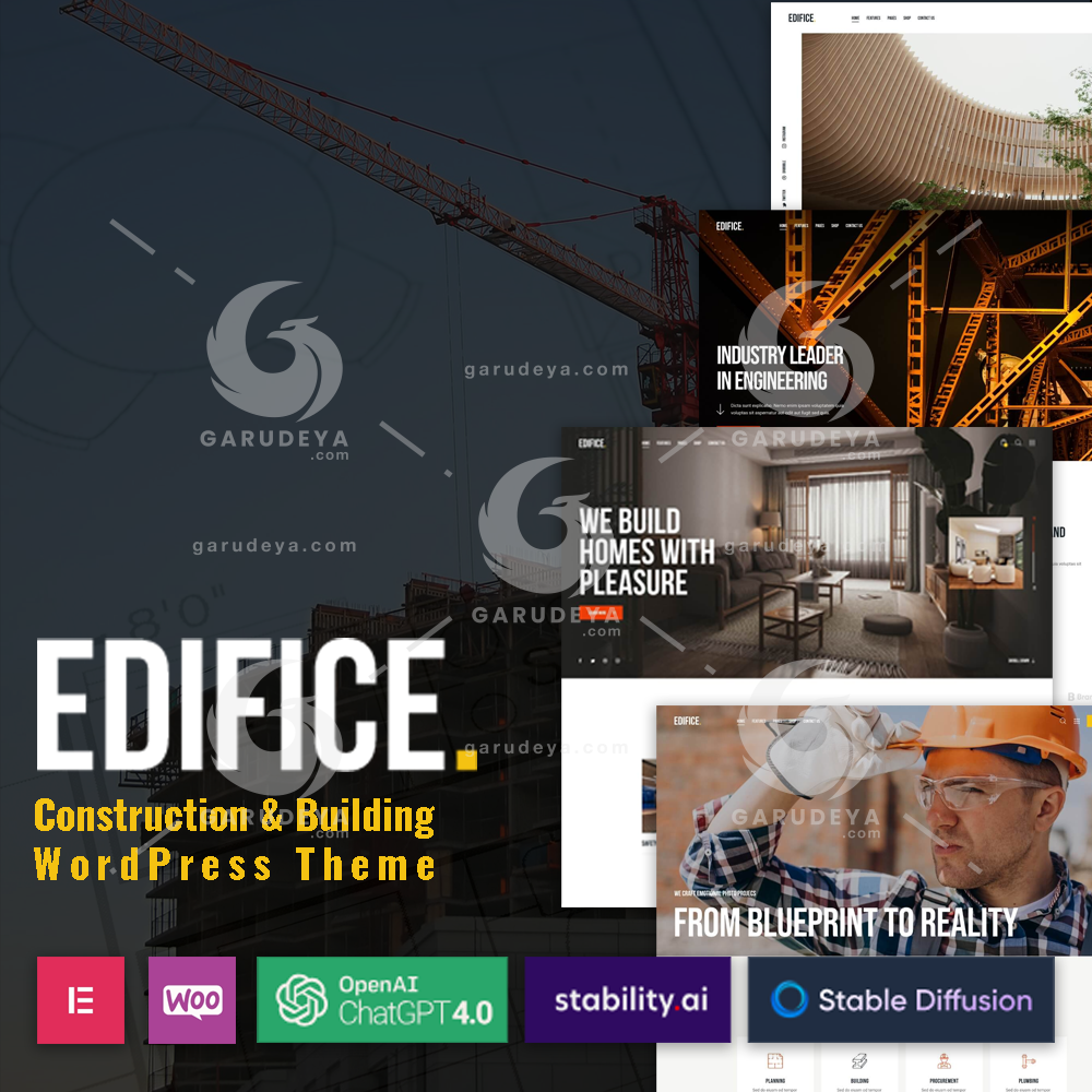 Edifice - Construction & Building WordPress Theme