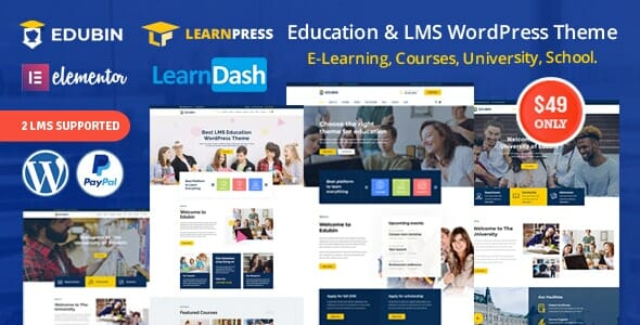 Edubin – Education WordPress Theme