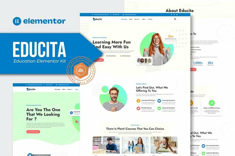 Educita - Education Elementor Template Kit