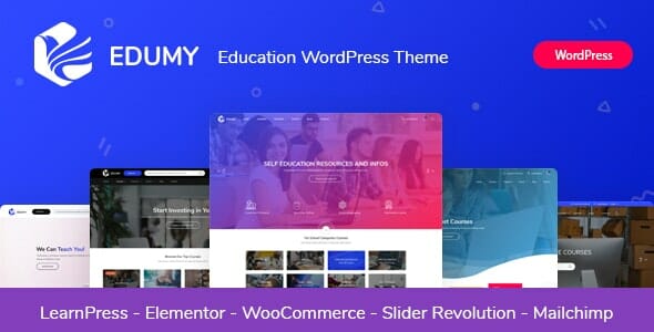 Edumy – LMS Online Education Course WordPress Theme