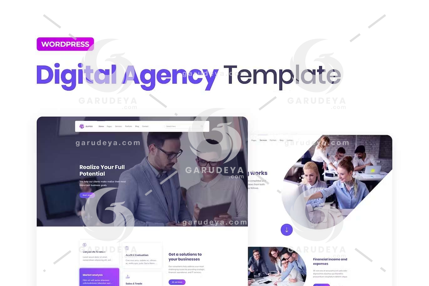 Elipso – Digital Agency Elementor Template Kit