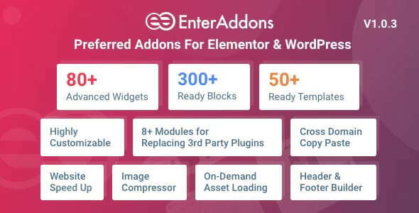 Enter Addons Pro Preferred Addons For Elementor And WordPress