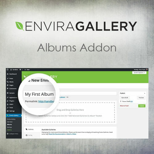 Envira Gallery Albums Addon