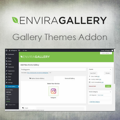 Envira Gallery Instagram Addon