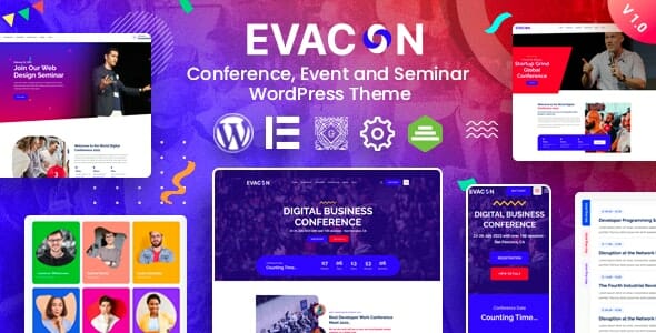 Evacon – Event & Conference WordPress Theme
