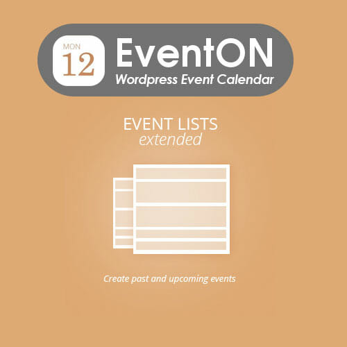 EventOn Events Lists Extended